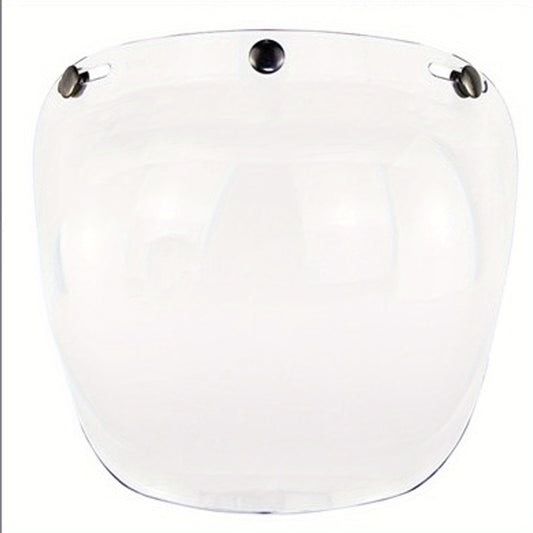 Open Face Helmet Visor Bubble Flip Up Motorcycle Visor Lens Accessory