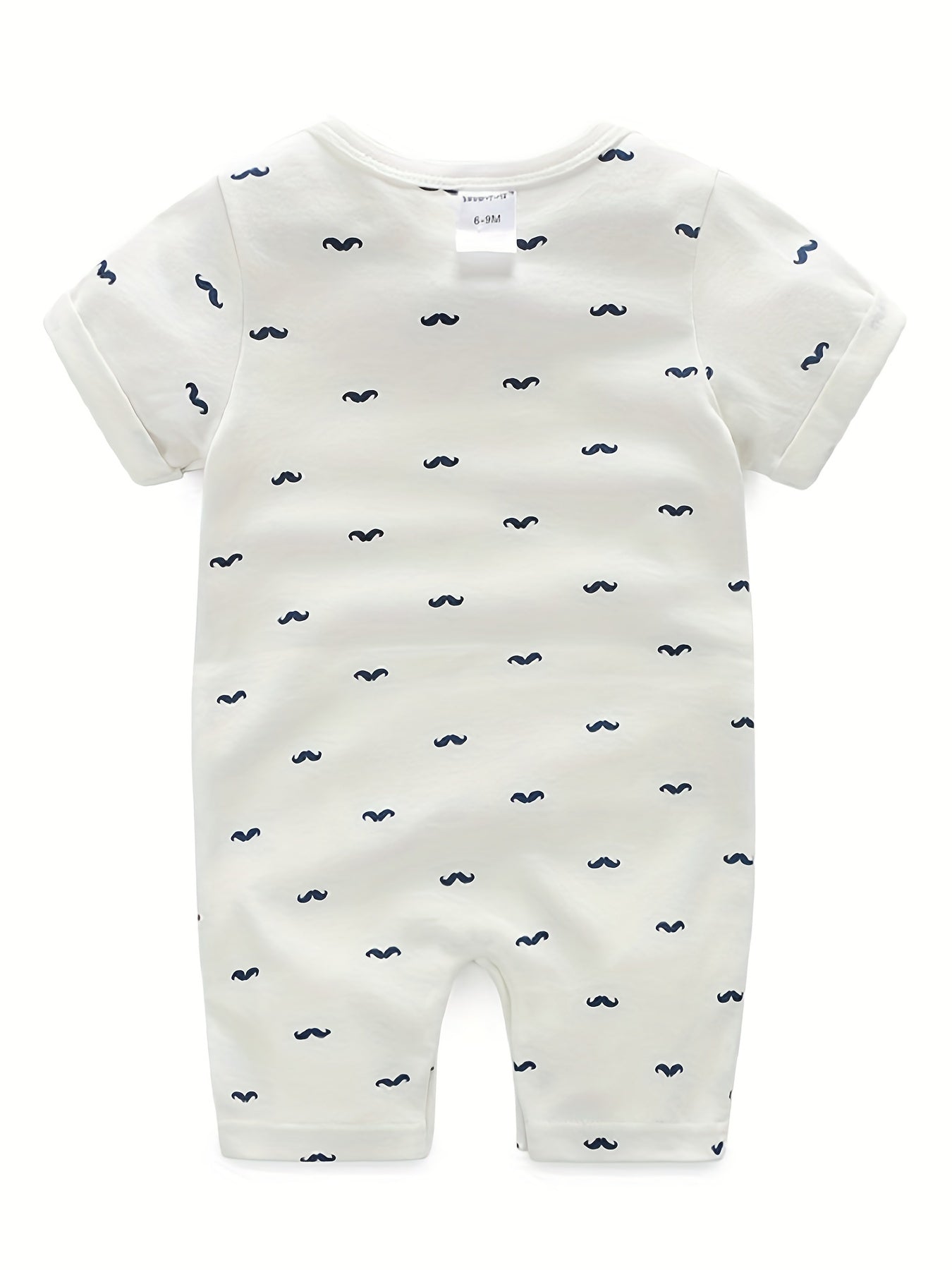 Baby Summer Graphic Cotton Onesie Short Sleeve Romper