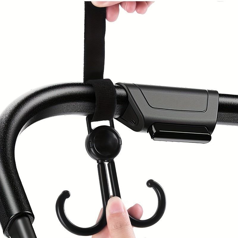 2pcs Car Hooks Attach Bags to Stroller or Bicycle