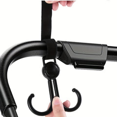 2pcs Car Hooks Attach Bags to Stroller or Bicycle