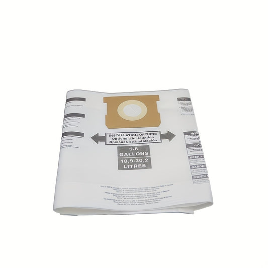 High Efficiency Dry Dust Bag for Shop Vacuums 5-8 Gallons E Type