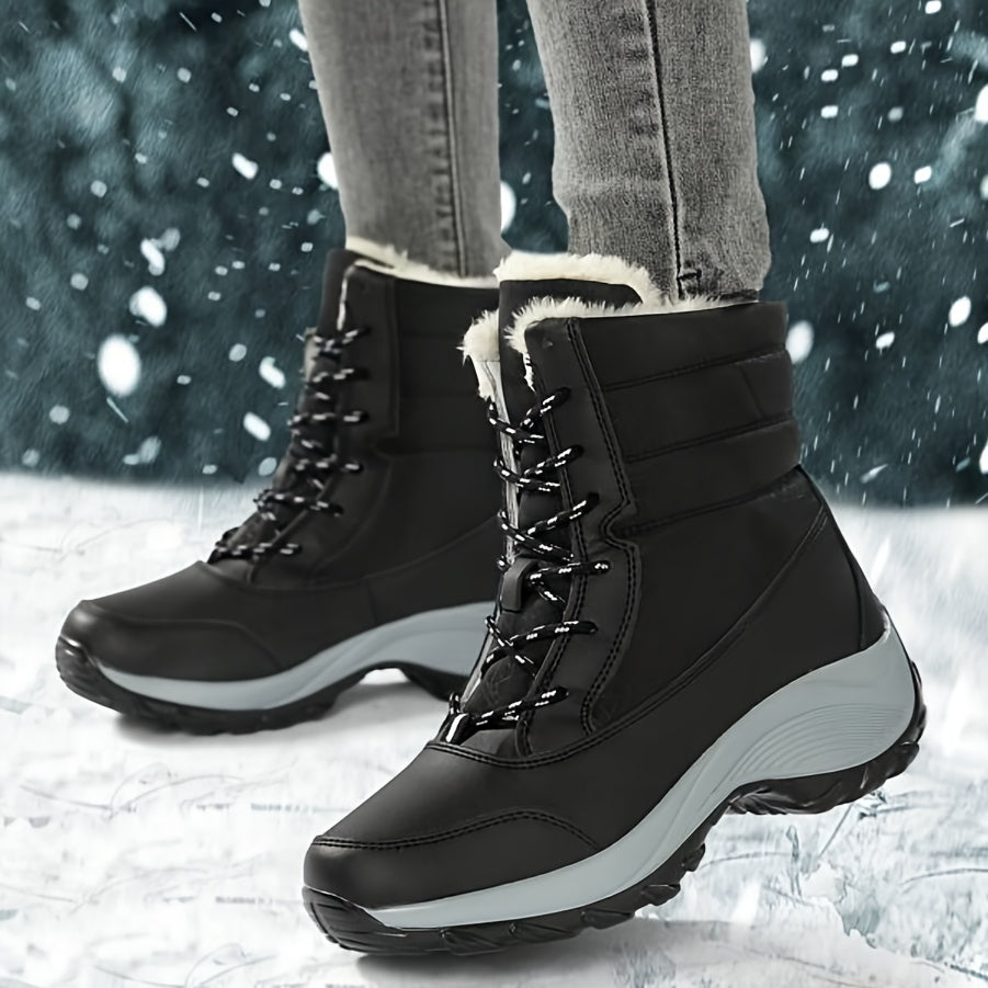 Women's Waterproof Winter Snow Boots Insulated Thermal Shoes