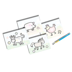 Water Painting Farm Animals Kit