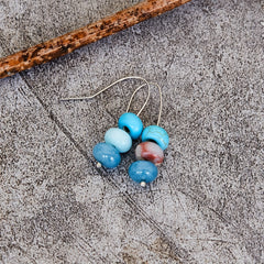 Boho Turquoise Bead Earrings