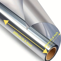 One Way Mirror Glass Tint Heat Control Sun UV Blocking Window Film