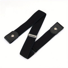 Adjustable Invisible Belt Elastic No Buckle Jeans Pants Belt