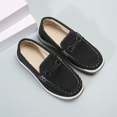 Boys' Slip On Loafer Shoes Lightweight Non Slip Flat Shoes