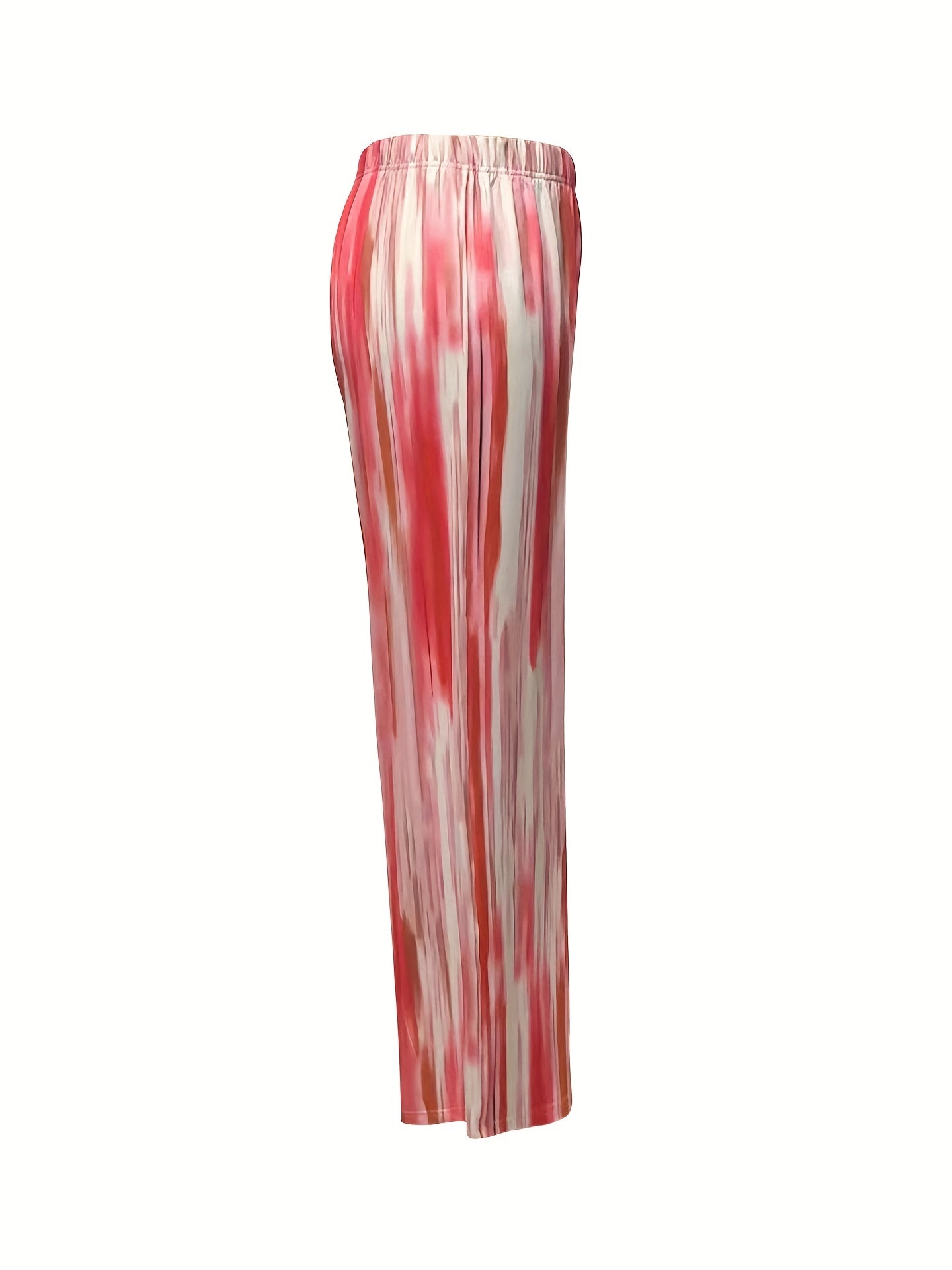  Tie Dye Wide Leg Stretch Trousers