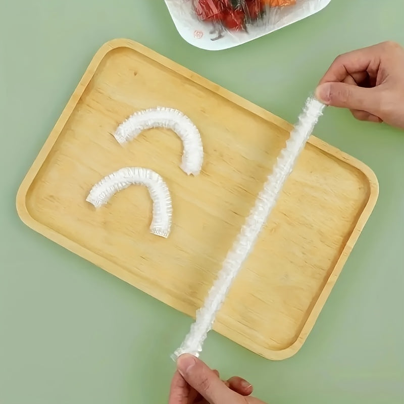 100pcs Reusable Silicone Food Wrap Storage Covers Elastic Seal