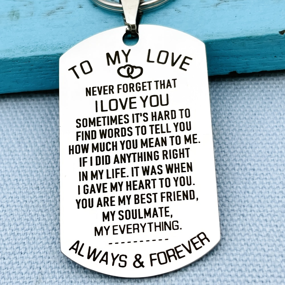 Love Keychain For Couples Husband Wife