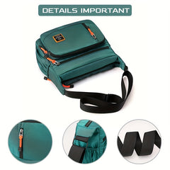 Casual Men's Large Shoulder Bag for Cycling & Hiking