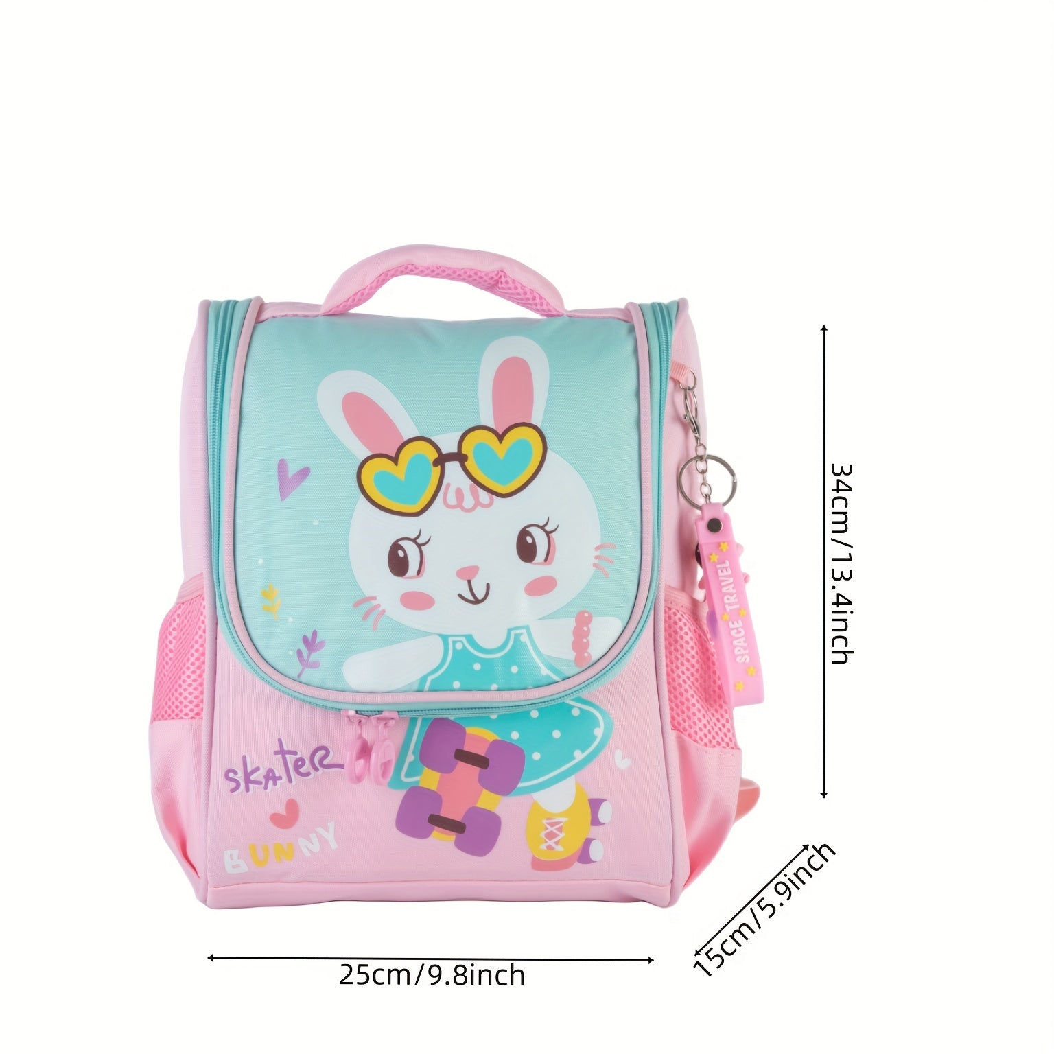 Kids Rabbit Astronaut Kindergarten Backpack Lightweight Boys Girls Travel Bag