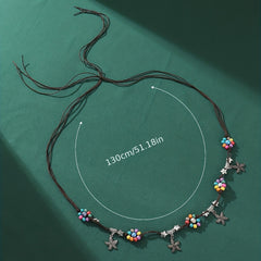 Boho Ocean Series Hair Band with Metal Starfish