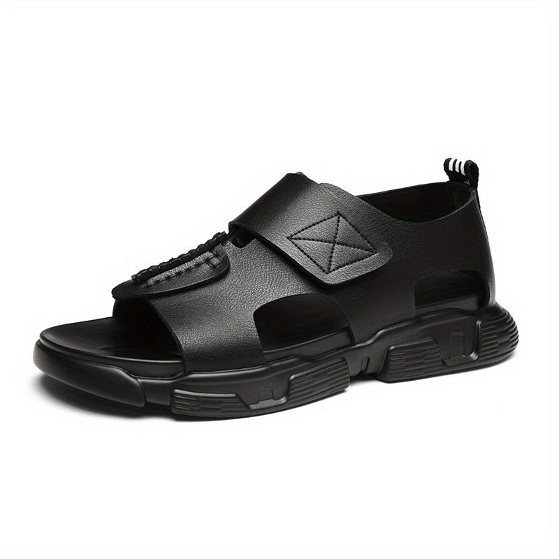 Men's Hook And Loop Sandals Non Slip Open Toe Shoes