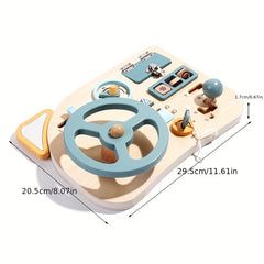 Steering Wheel Simulation Busy Board Educational Toy