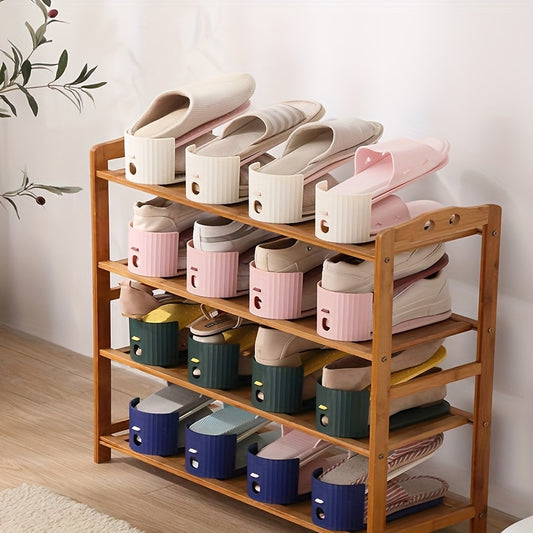 Shoe Rack Storage Artifact Space-saving Double-layer Shoe Cabinet