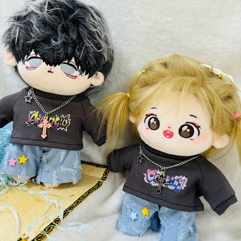 Dolls Baby Clothes Set - Tops, Jeans, Dress