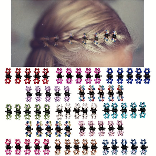 Multicolored Floral Hairpin Non Slip Clip for Ladies