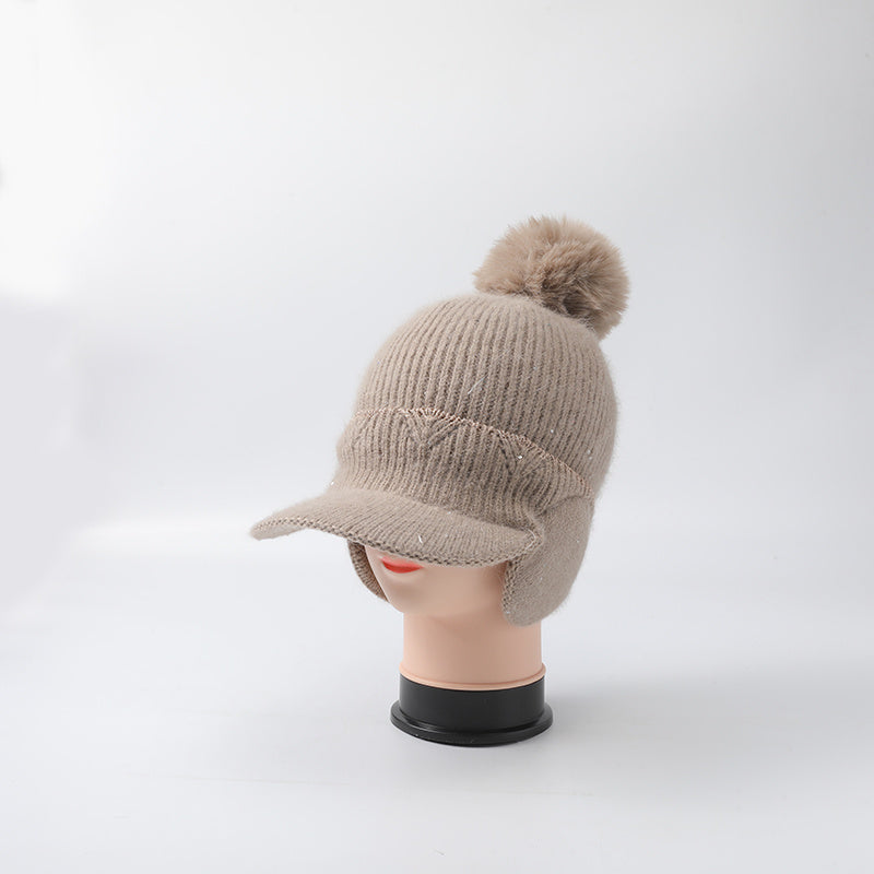 Winter Thick Hat Windproof Ear Protection Knitted Hat Beanie Hat