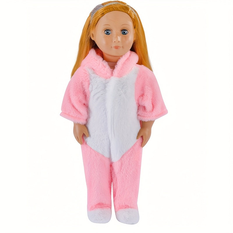 Plush Rabbit Four Jumpsuit Doll Coat - Holiday Gift