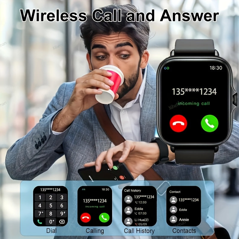 Smartwatch with Touchscreen, Wireless Notifications