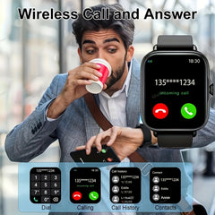 Smartwatch with Touchscreen, Wireless Notifications