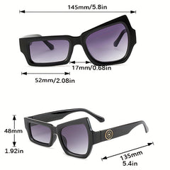Thick Frame Sunglasses Y2K Punk Eyeglasses Women's Driving Eyewear