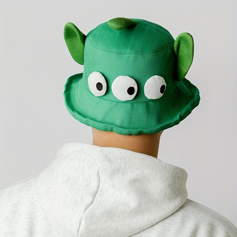 Three Eye Monster Bucket Hat Sun Protection Basin Hat For Man