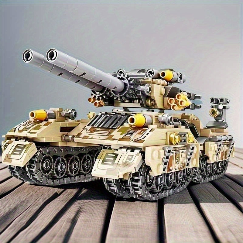 Tank Building Blocks Set 8 in 1 Creative Model Military Collectible