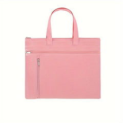 Layer Zipper Handbag For File Storage And Carrying