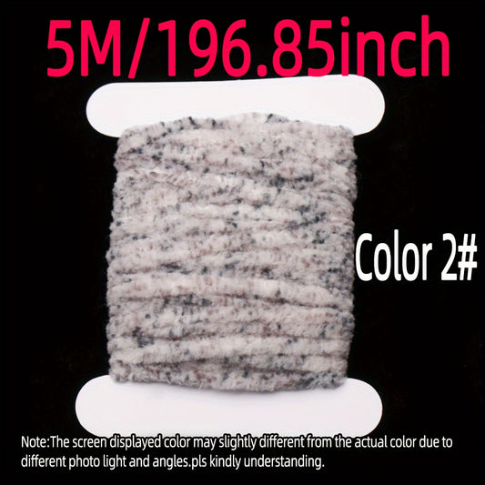 5M Rayon Chenille Yarn Fishing Fly Tying Material