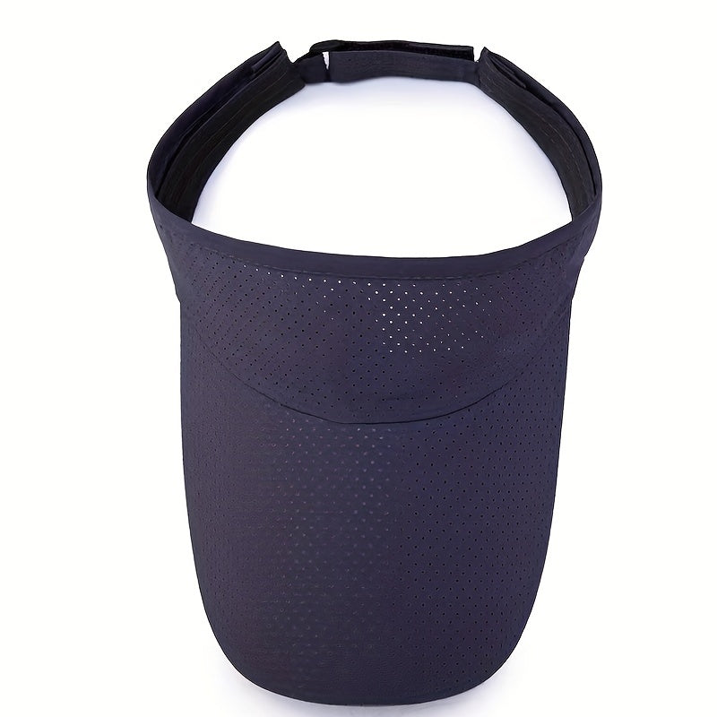 Summer Sun Hat Mens Empty Top Hat Topless Solid Light Board Hat