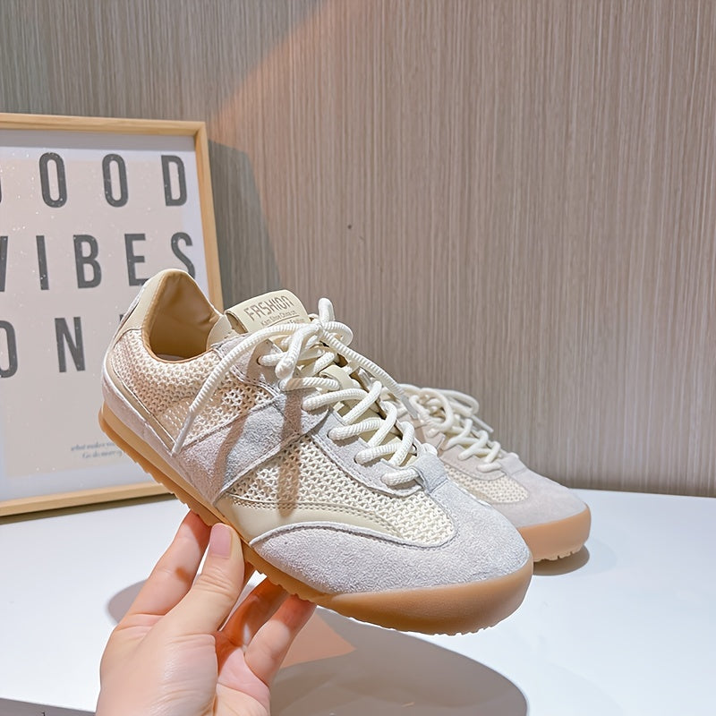 Women's Mesh Breathable Flat Shoes Soft Non-slip Sneakers