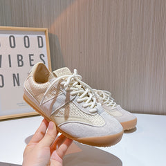 Women's Mesh Breathable Flat Shoes Soft Non-slip Sneakers