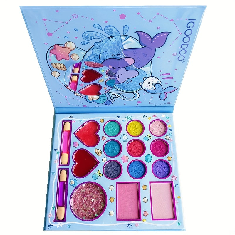 14 Colors Eyeshadow & Lipstick Palette for Girls' Makeup