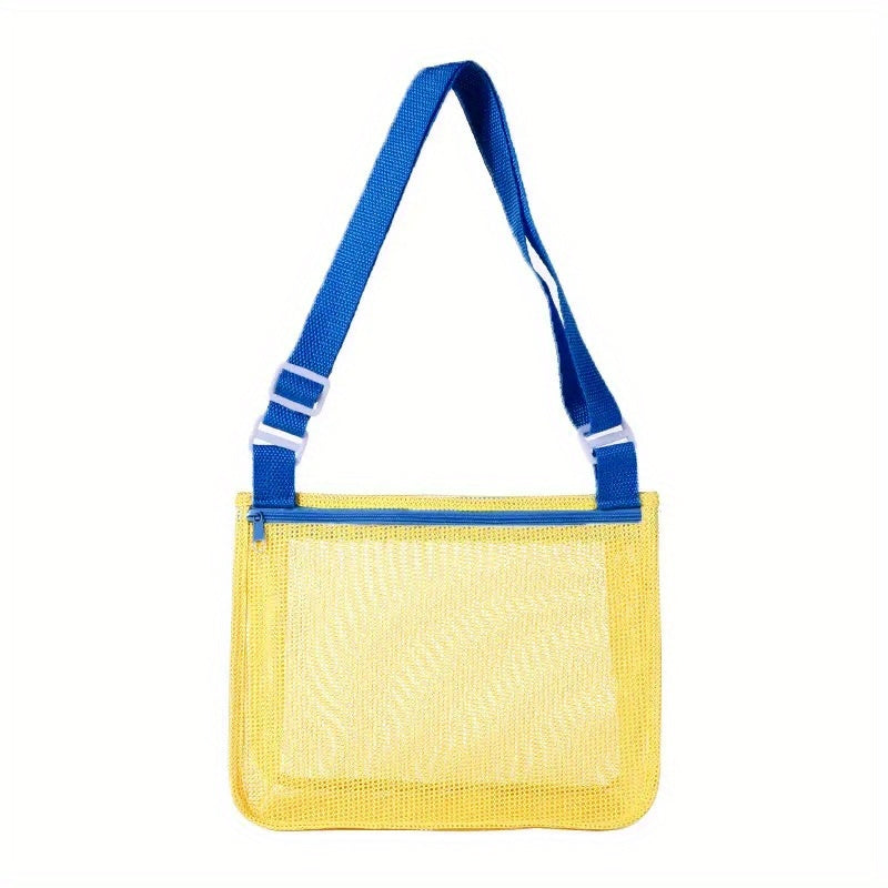 Kids Beach Toy Mesh Bag Seashell Collecting Tote