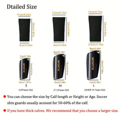 Football Soccer Socks & Shin Guards Set