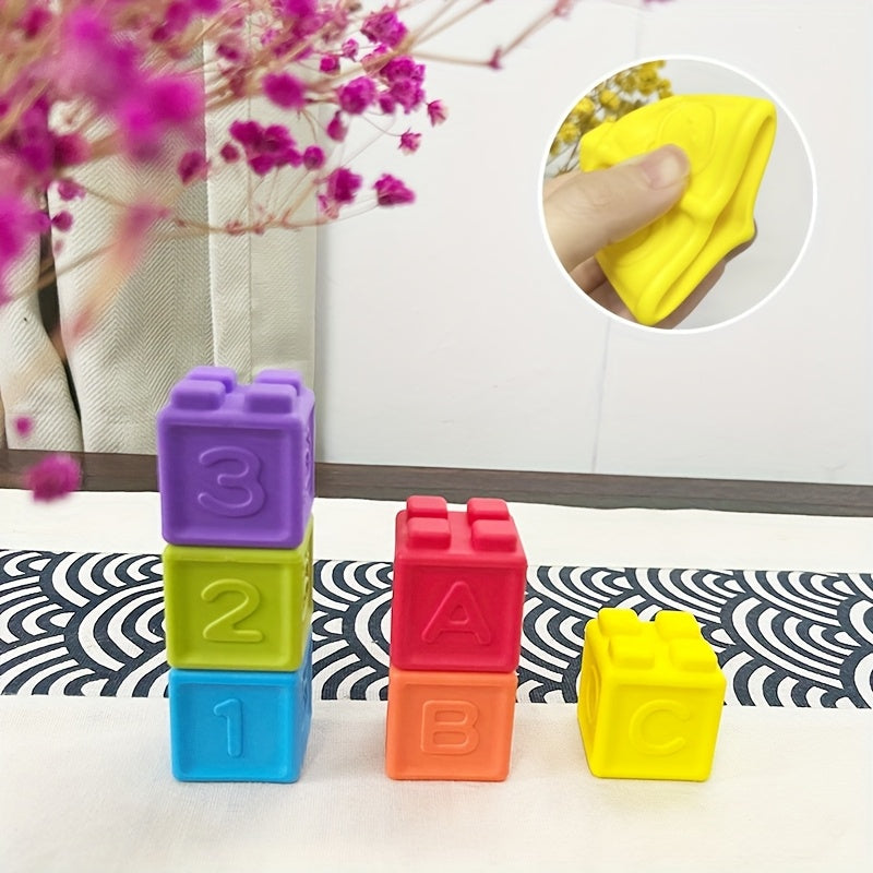 6pcs Building Block Toy - Stacking Fun Early Education Toy