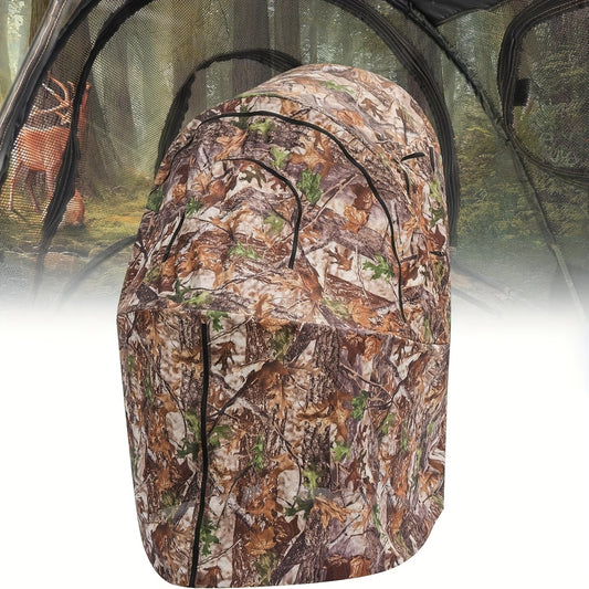 Camouflage Ground Blind for Deer and Turkey, Waterproof, Single Camo Design