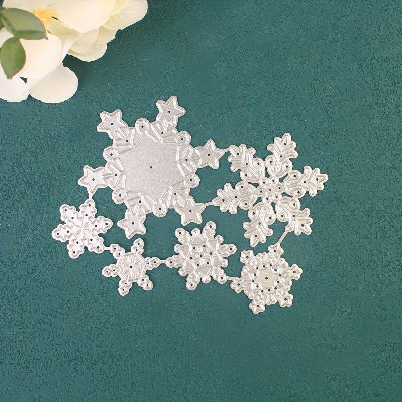 Christmas Die Cuts Card Snowflake Metal Cutting Dies Holiday Decoration