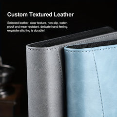 A5 PU Leather Notebook with Card Slot and Zipper Bag