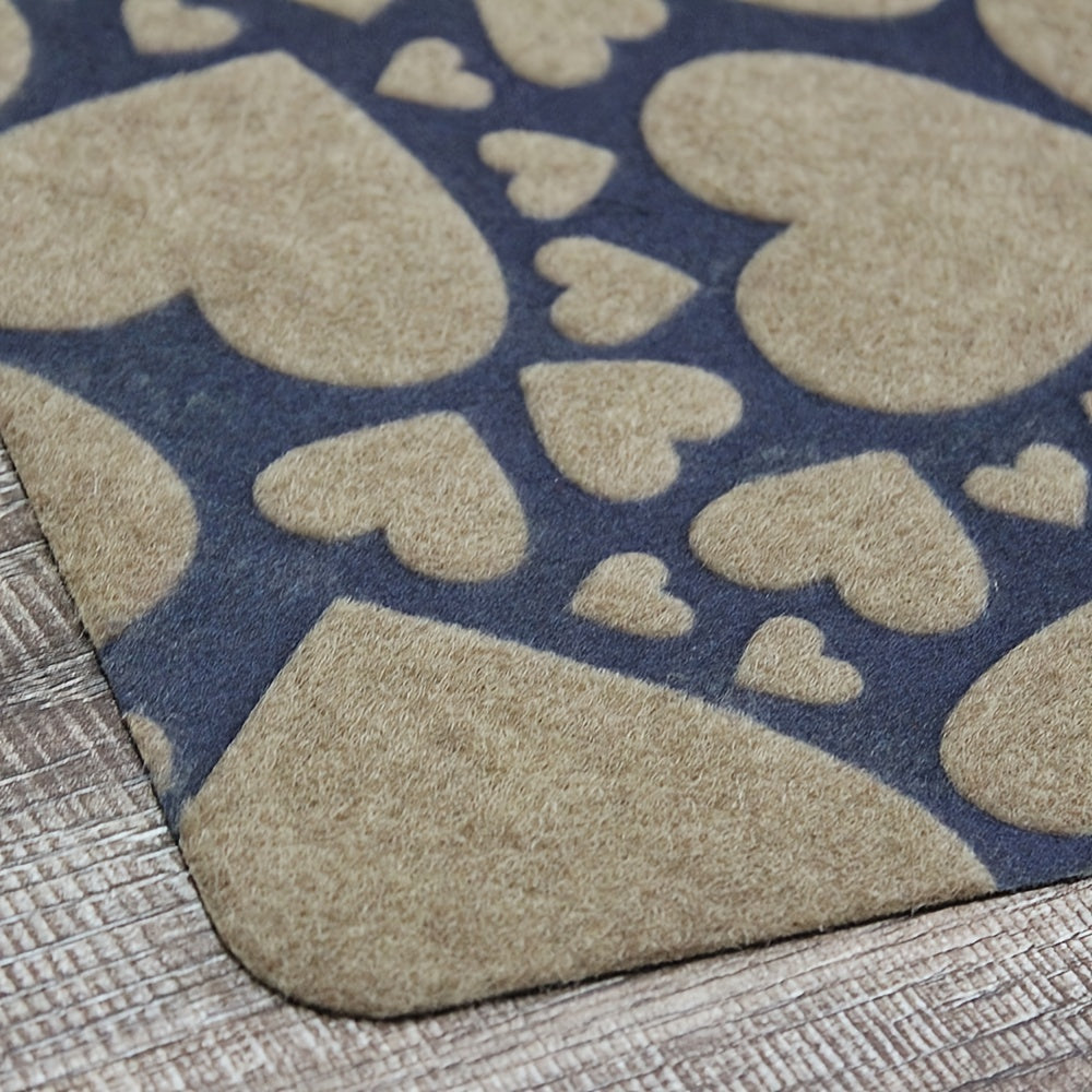 Printed Entryway Rug Decorative Front Door Mat Anti-slip Floor Mat 38x14 inches