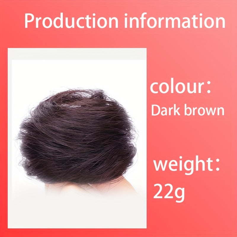 08 cm Chignon Hair Bun for Women Straight Hair