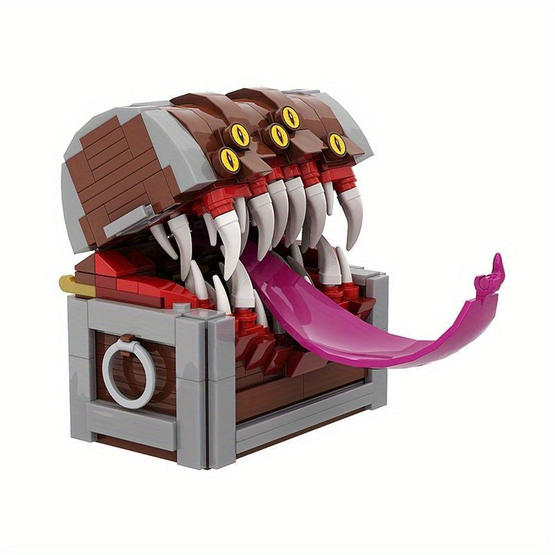 Dragon Dungeon Treasure Chest Monster Block Toy Gift Model