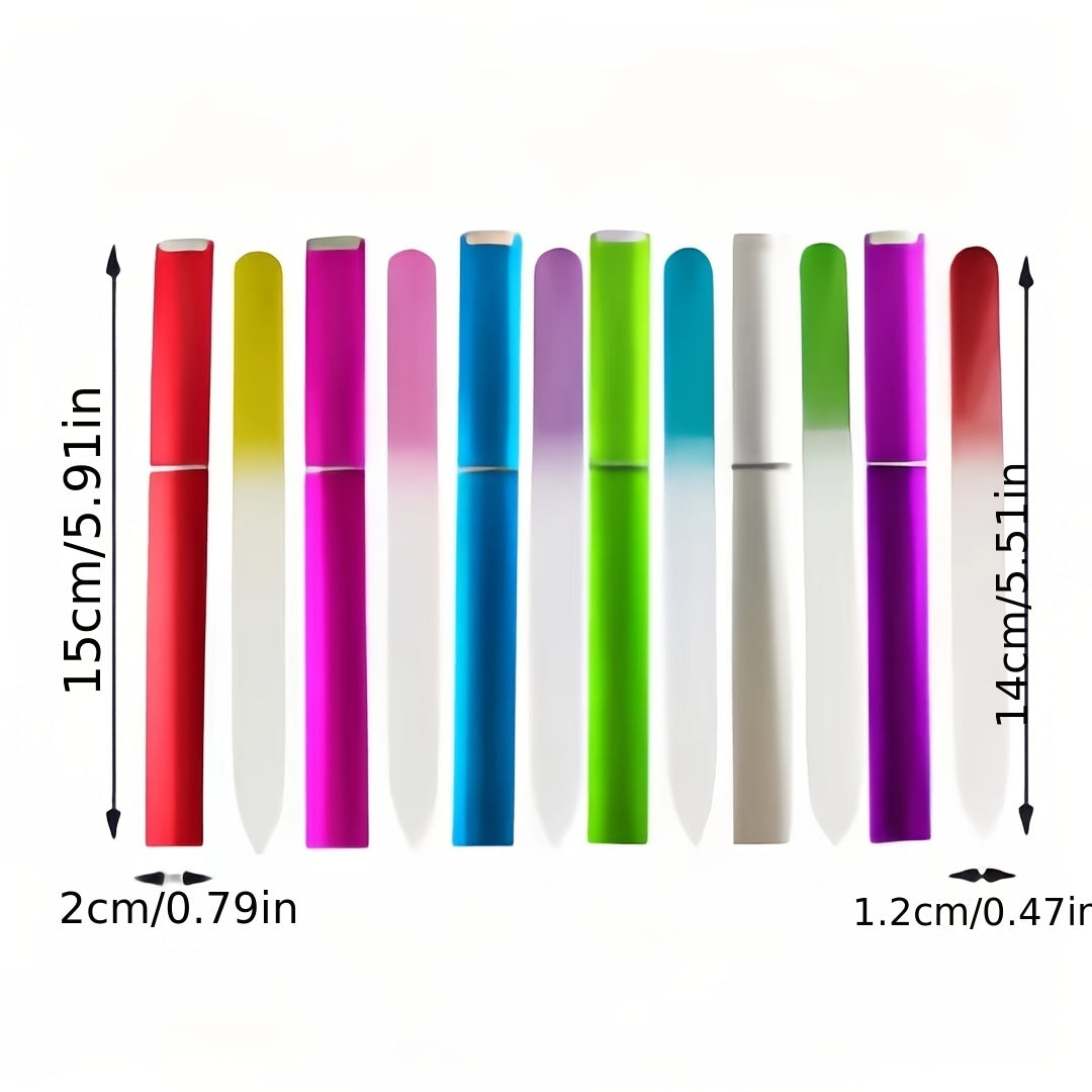 Crystal Glass Nail File Professional Nail File Set for Women