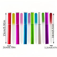 Crystal Glass Nail File Professional Nail File Set for Women