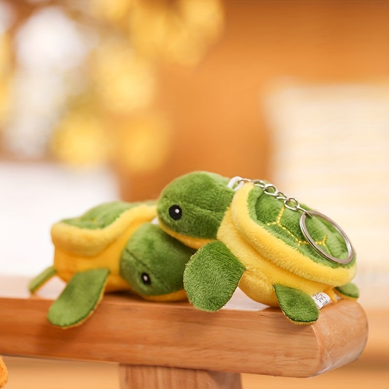 Turtle Keychain Pendant Doll Girl Plush Doll Ornament Schoolbag