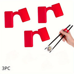 3pcs Chinese Chopsticks Trainer Holder, Reusable Chopsticks Training
