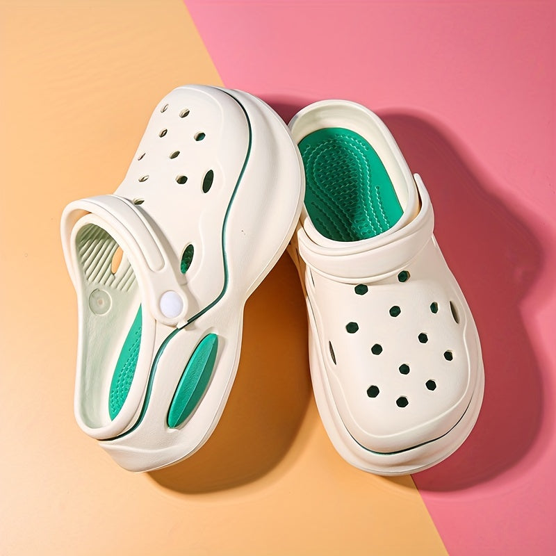 Women's Breathable Closed Toe Slip On Clogs