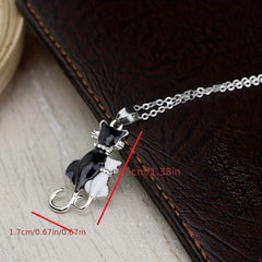 Kitten Cat Pendant Necklace For Women Girls